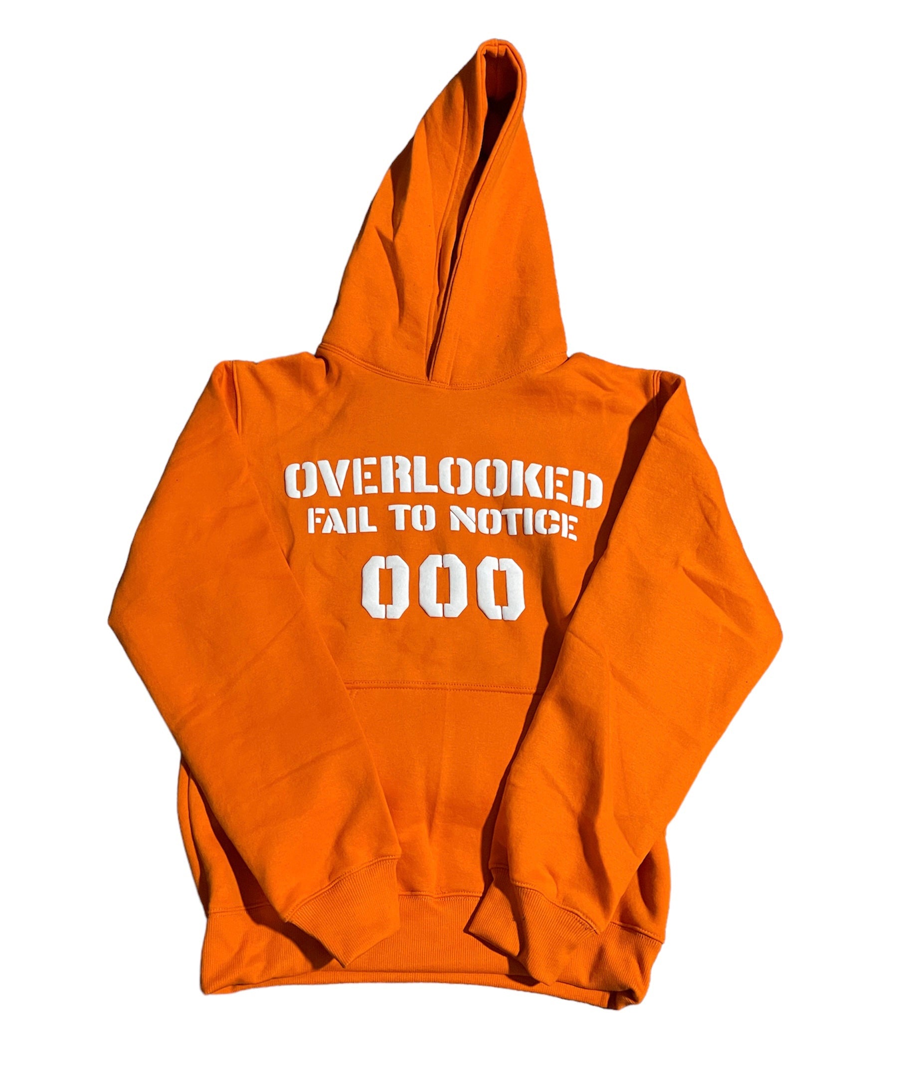 Orange and White Hoodie