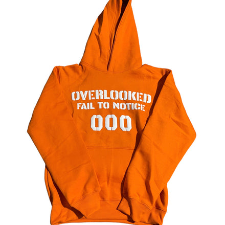 Orange and White Hoodie