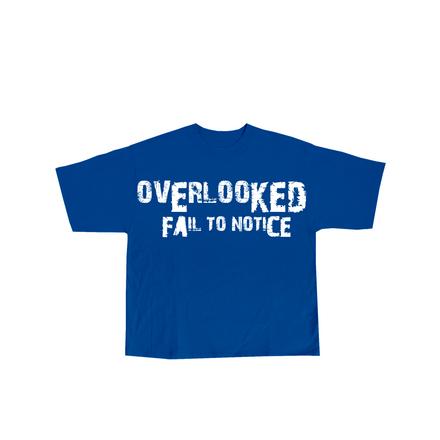 Blue Overlooked Tee